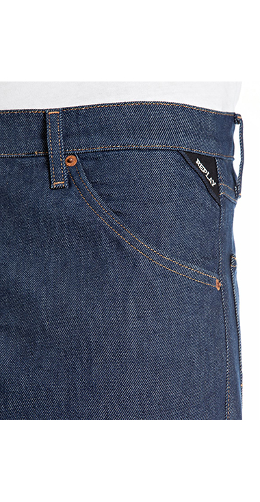 NEW リラックステーパードWAINE インディゴストレッチデニム 詳細画像